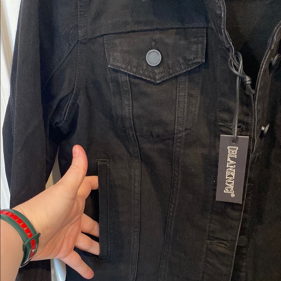 Blank NYC Black Denim Jacket - Picture 5 of 7